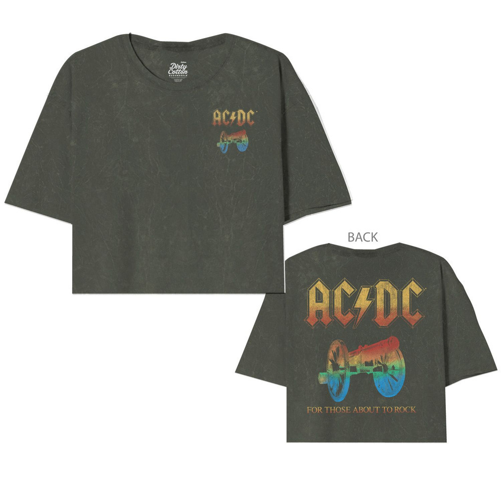 Acdc Cannon Fodder Oversized Womens T Shirt 2 Sided